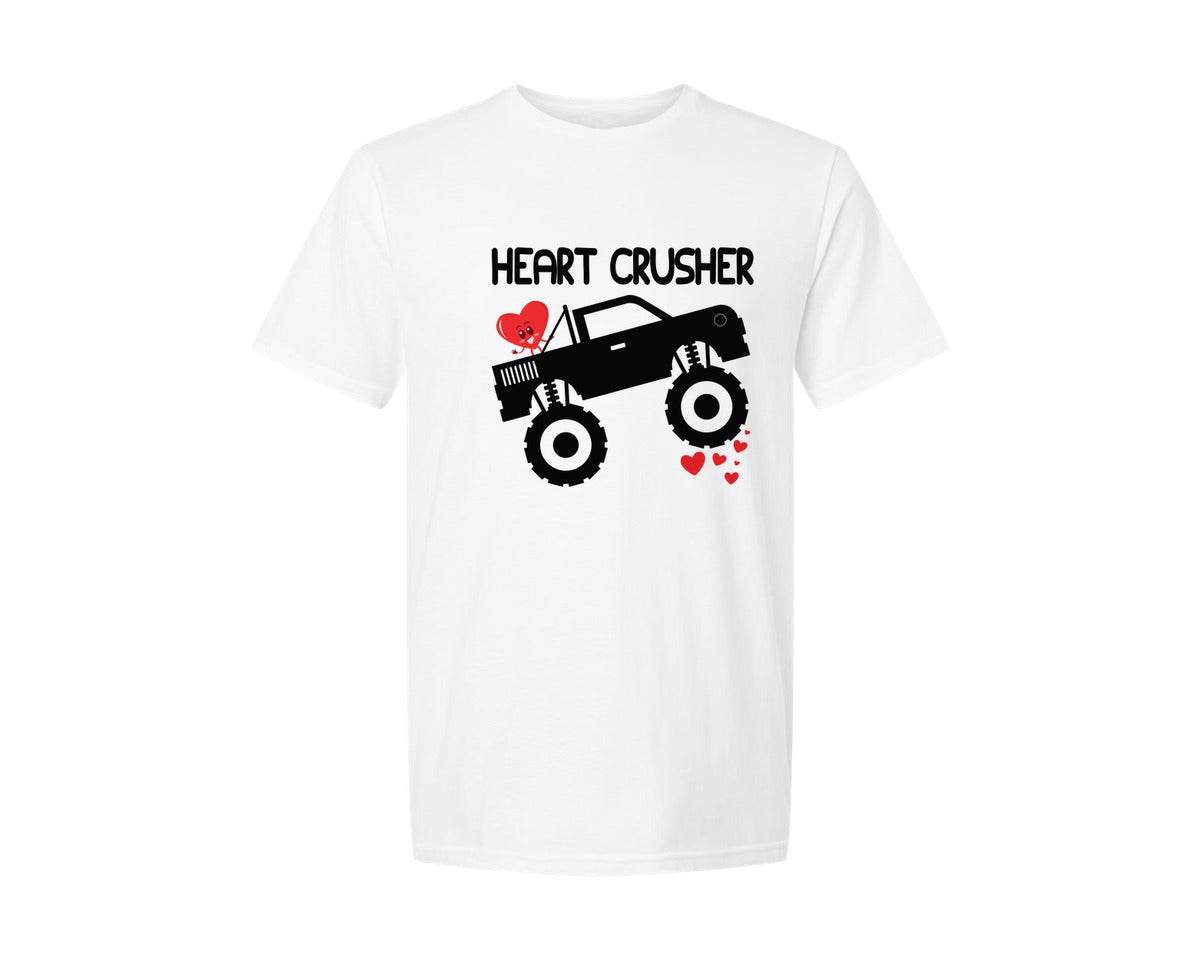 brand:Generic|color:White|Baby Onesievalentine Shirtheart Crushe Graphic T-Shirt
