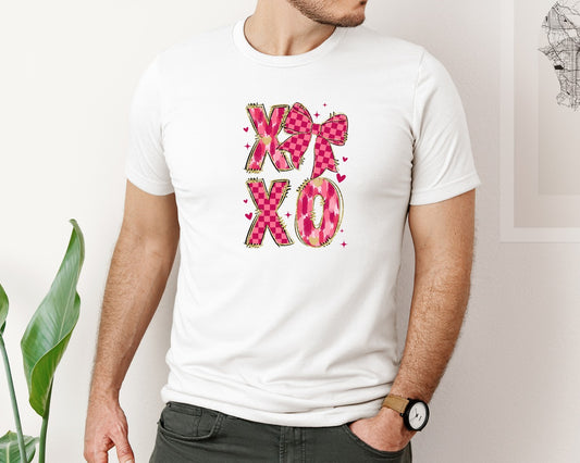 Xoxo Valentine Coquette Bow 4 Graphic T-Shirt