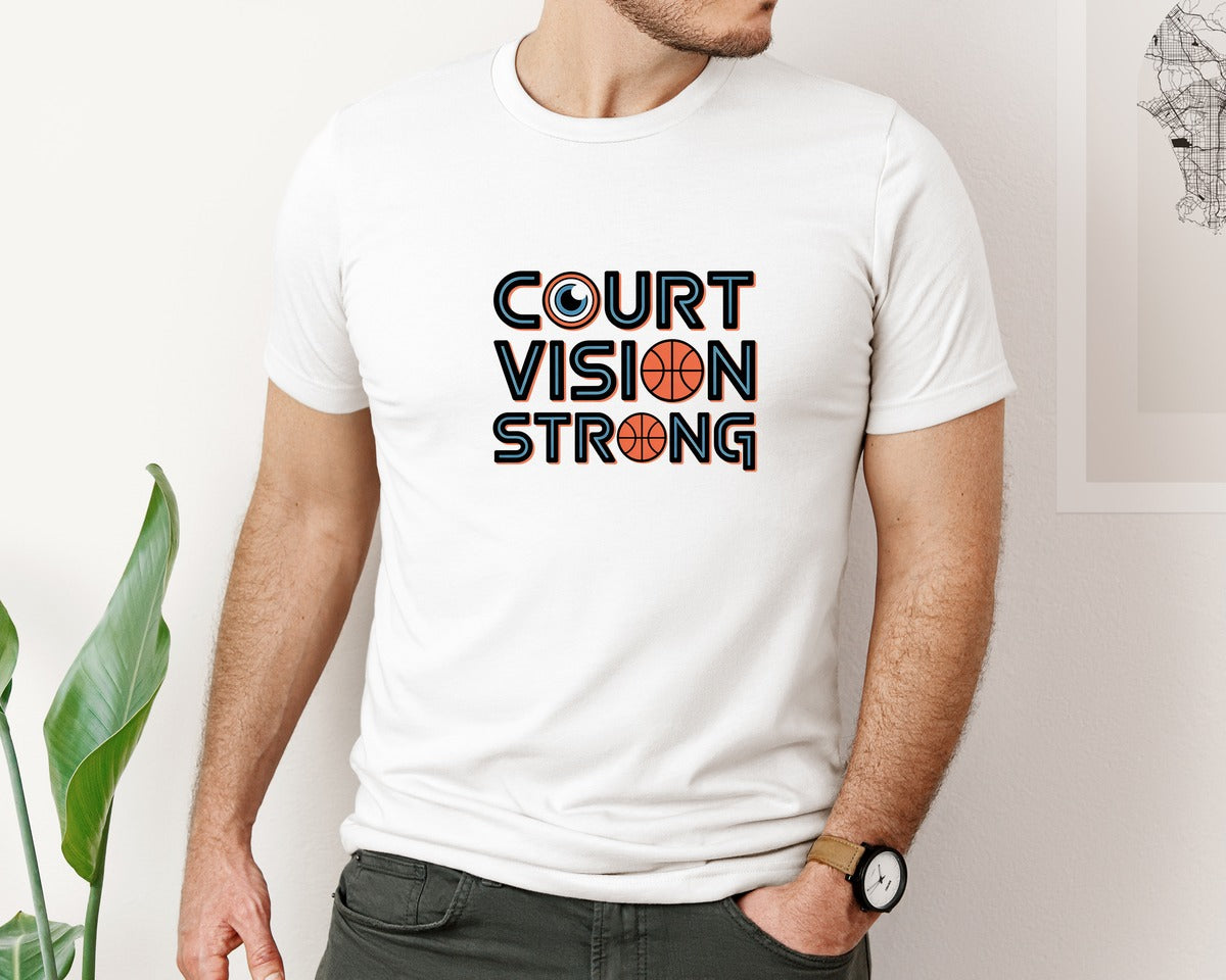 brand:Bella Canvas|color:White|Vasketball Game Day Graphic T-Shirt