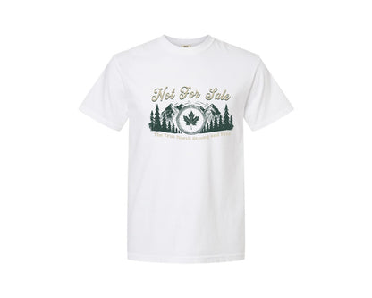 brand:Comfort Colors|color:White|Canada Is Not For Sale T Shirt Design 11 Graphic T-Shirt