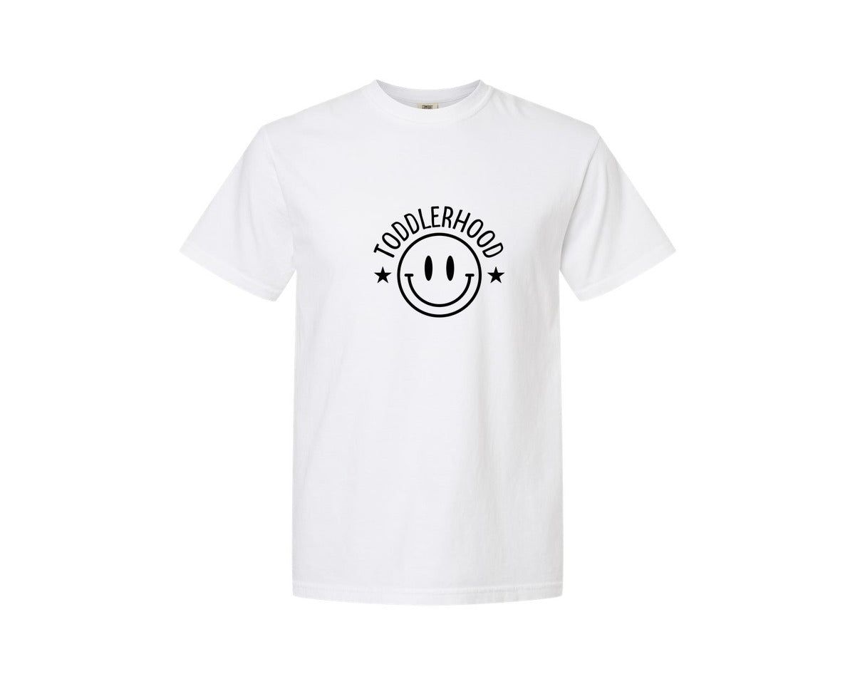 brand:Comfort Colors|color:White|Toddlerhood Graphic T-Shirt