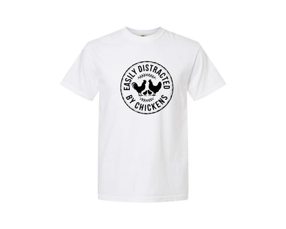 brand:Comfort Colors|color:White|Dont Ruffle My Feathers T Shirt Design 2 Graphic T-Shirt