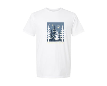 brand:Generic|color:White|Where Shadows Dance Stars Shine Graphic T-Shirt