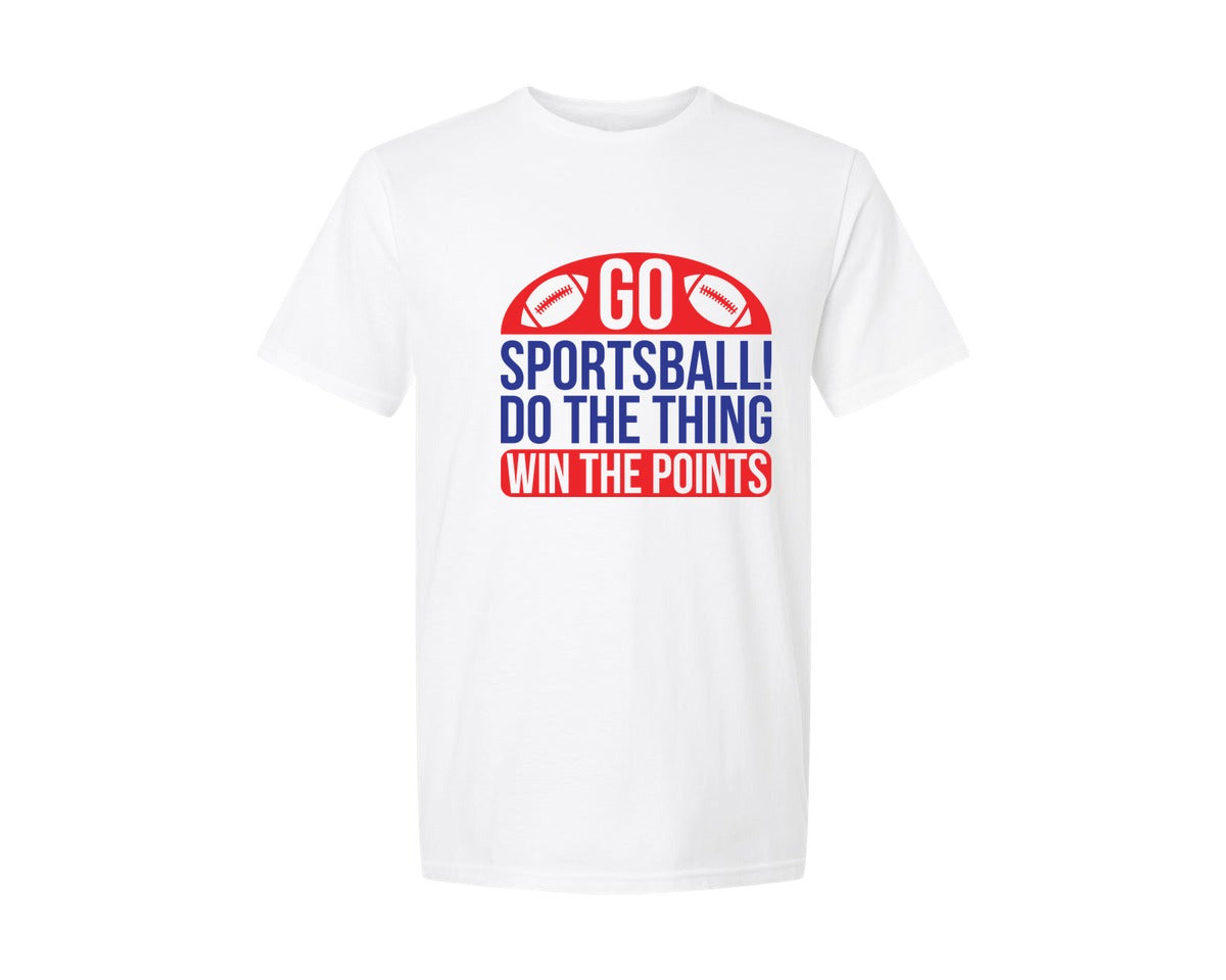 brand:Generic|color:White|Go Sportsball Do The T Shirts Design 2 Graphic T-Shirt
