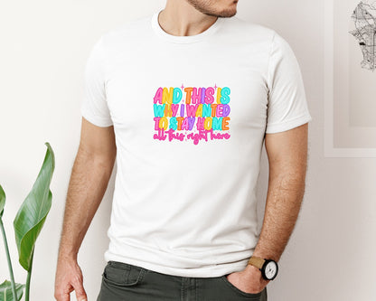 brand:Bella Canvas|color:White|Funny Introvert Sarcastic Quotes Graphic T-Shirt