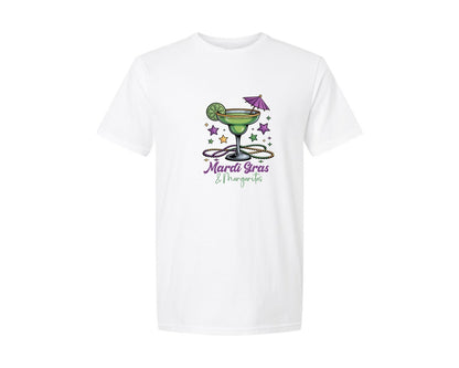 brand:Generic|color:White|Mardi Gras Margaritas Mardi Gras 2 Graphic T-Shirt