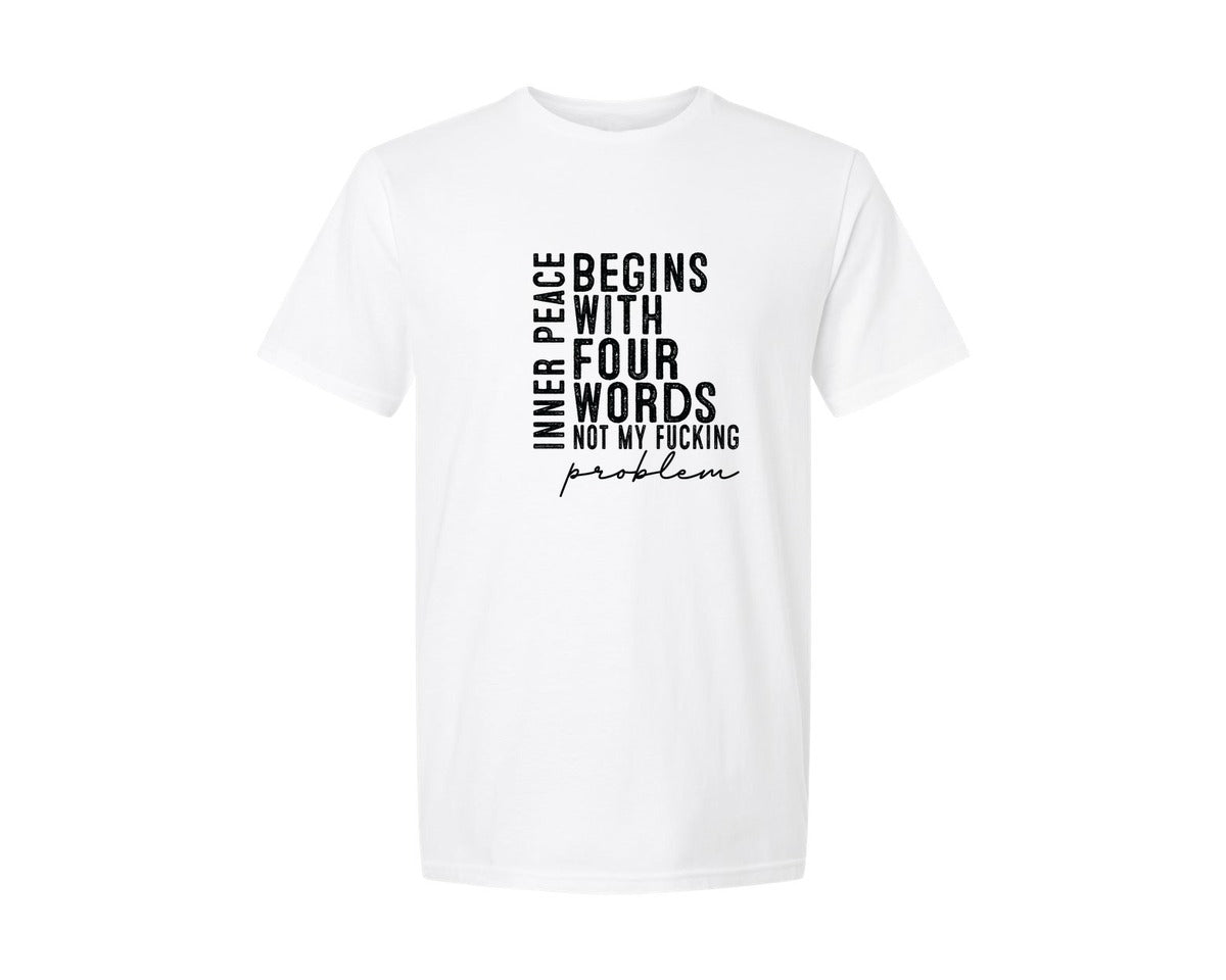 brand:Generic|color:White|Inner Peace Shirt Graphic T-Shirt