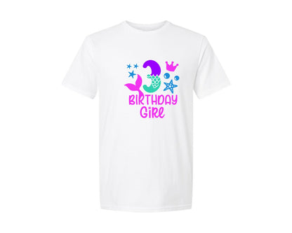 brand:Generic|color:White|Mermaid 3Rd Birthday Girl Graphic T-Shirt