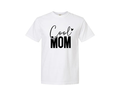 brand:Comfort Colors|color:White|Cool Mom Funny Mom Mama Graphic T-Shirt