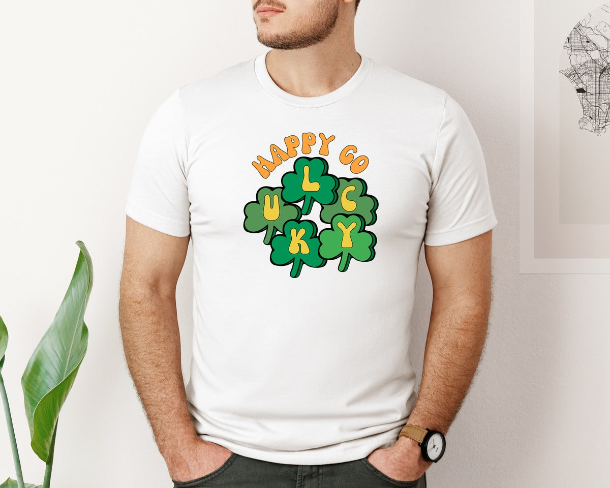 brand:Bella Canvas|color:White|St Patricks Day Quotes Graphic T-Shirt