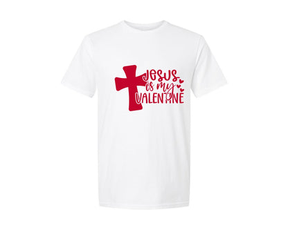 brand:Generic|color:White|Jesus Is My Valentine Svgvalentines Day Graphic T-Shirt