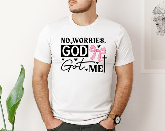 Christian No Worries God Graphic T-Shirt