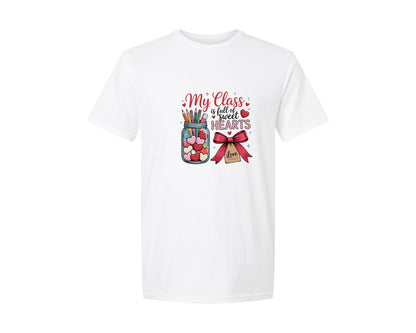 brand:Generic|color:White|My Class Is Full Sweethearts 5 Graphic T-Shirt