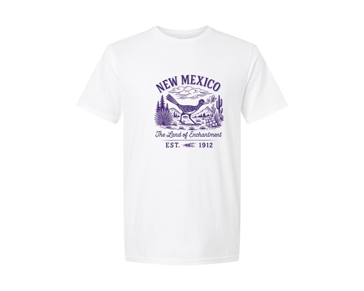 brand:Generic|color:White|New Mexico The Land Of Enchantment Graphic T-Shirt