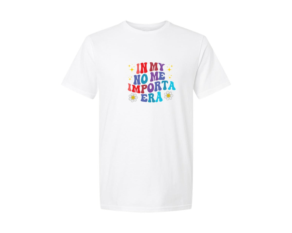 brand:Generic|color:White|In My No Me Importa Graphic T-Shirt
