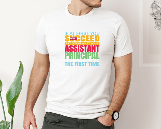 Assistant Principal Funny Quote Graphic T-Shirt