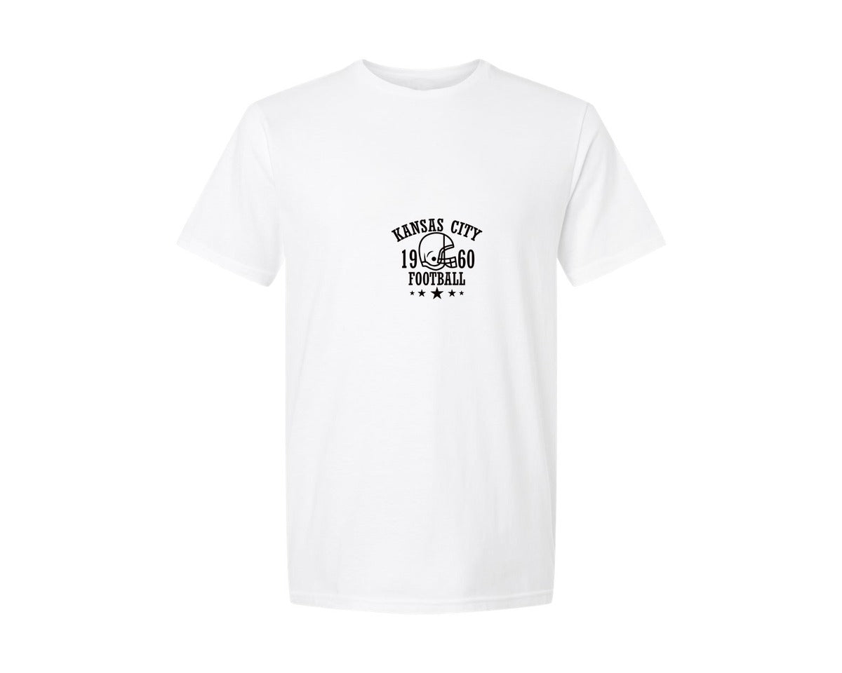 brand:Generic|color:White|Vintage 90S Style Kansas City Football Graphic T-Shirt
