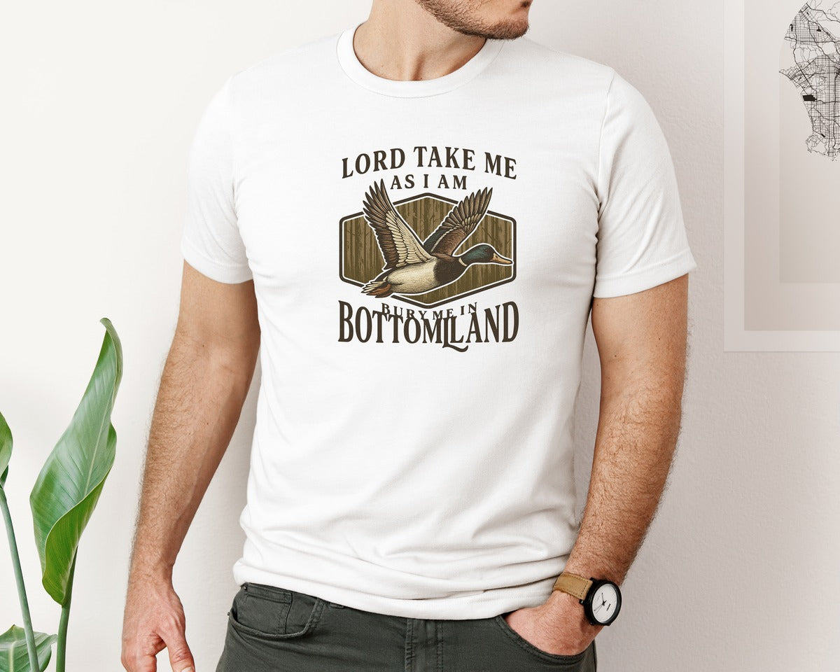 brand:Bella Canvas|color:White|Lord Take Me As I Am Graphic T-Shirt