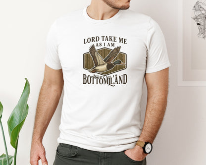 brand:Bella Canvas|color:White|Lord Take Me As I Am Graphic T-Shirt