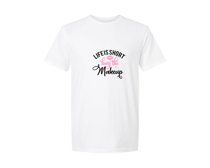 brand:Generic|color:White|Makeup Bag 7 Graphic T-Shirt
