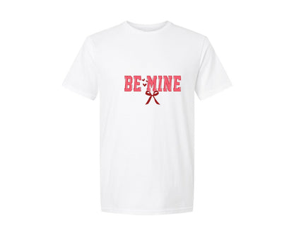brand:Generic|color:White|Love Be Mine Coquette Bow Graphic T-Shirt