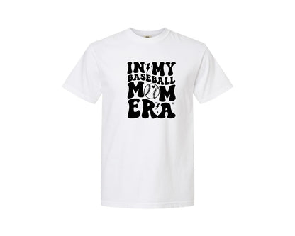 brand:Comfort Colors|color:White|Retro Sports Mom In My Mom Era Graphic T-Shirt