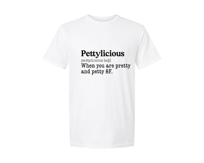 brand:Generic|color:White|Petty Quote Shirt Graphic T-Shirt