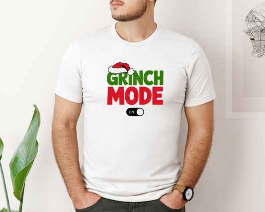 Grinch Mode On Holidays Graphic T-Shirt