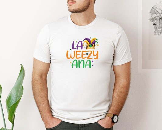 La Weezy Ana Mardi Gras Louisiana Fat Tu Graphic T-Shirt