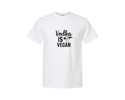 brand:Comfort Colors|color:White|Vodka Is Vegan 5 Graphic T-Shirt