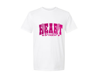 brand:Generic|color:White|Heart Breaker Valentines Day 3 Graphic T-Shirt