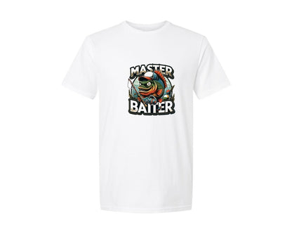 brand:Generic|color:White|Master Baiter T Shirt 2 Graphic T-Shirt