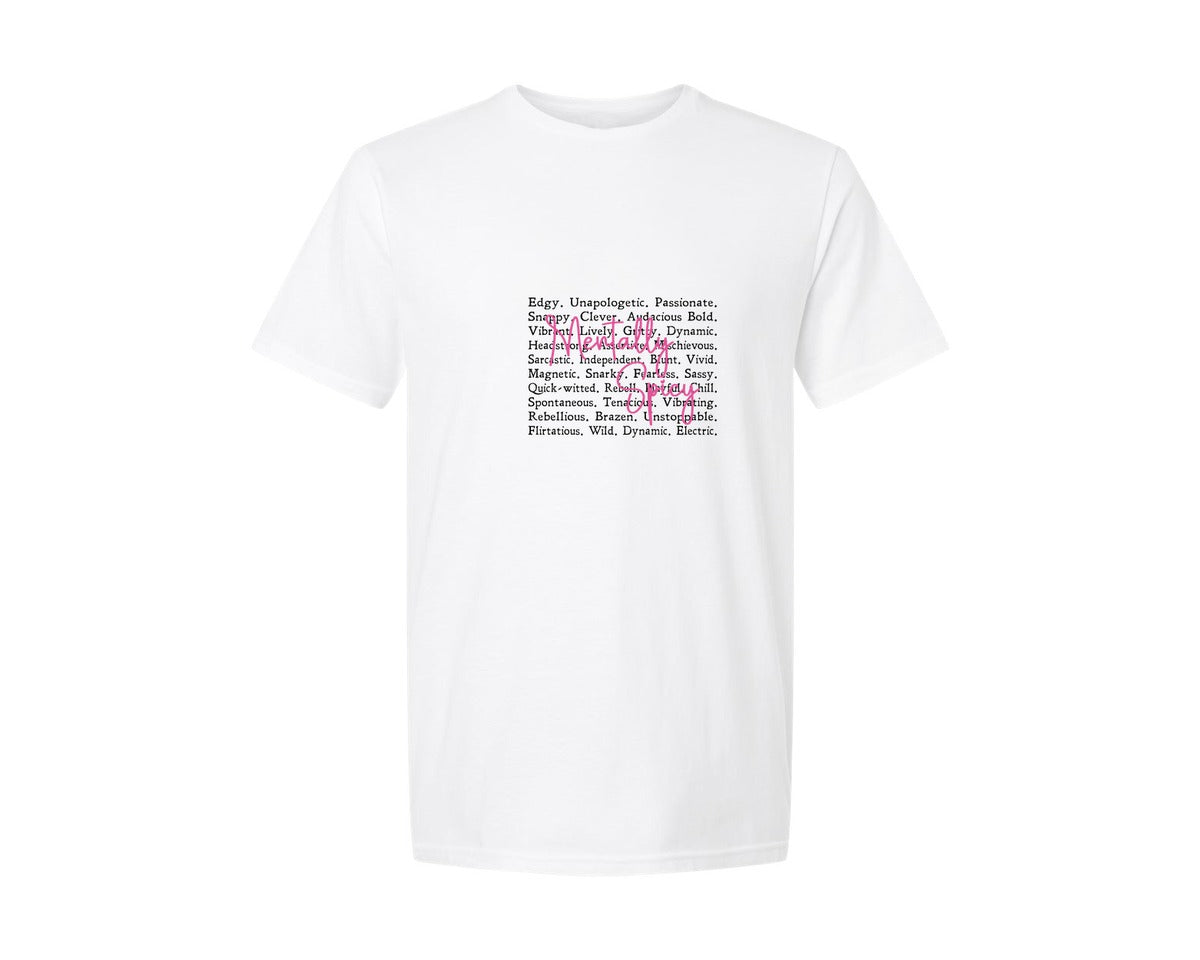brand:Generic|color:White|Mentally Spicy Words Funny Quotes Graphic T-Shirt
