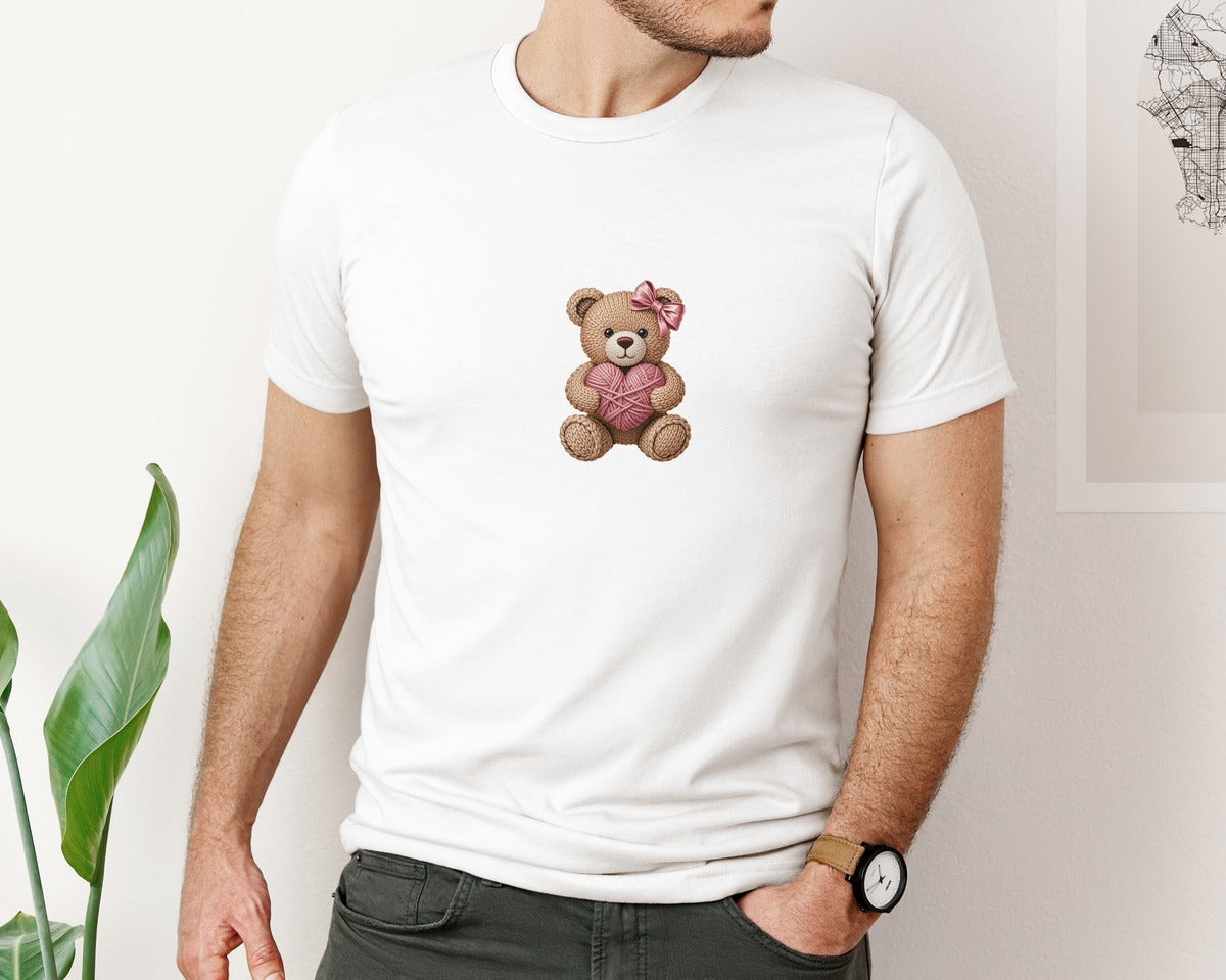 brand:Bella Canvas|color:White|Love 3 Graphic T-Shirt