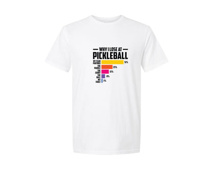 brand:Generic|color:White|Funny Pickleball Humor T Shirt Shirt Graphic T-Shirt
