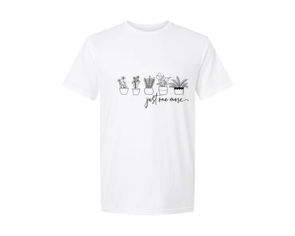 brand:Generic|color:White|Just One More Plant Lady Graphic T-Shirt