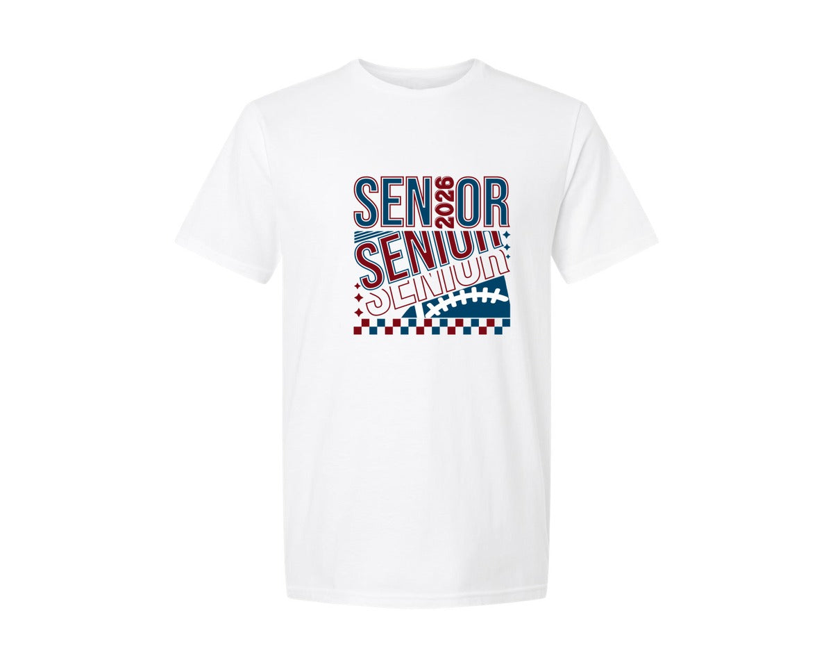 brand:Generic|color:White|Senior 2026 Graduation 2026 4 Graphic T-Shirt