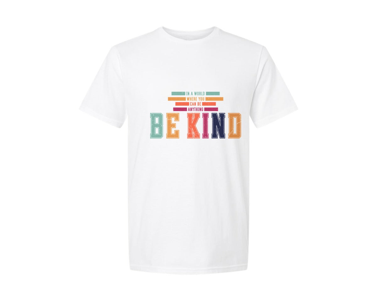brand:Generic|color:White|Be Kind Rainbow Shirt Kindness Graphic T-Shirt