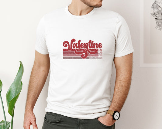 Retro Valentine Love Be Mine Graphic T-Shirt