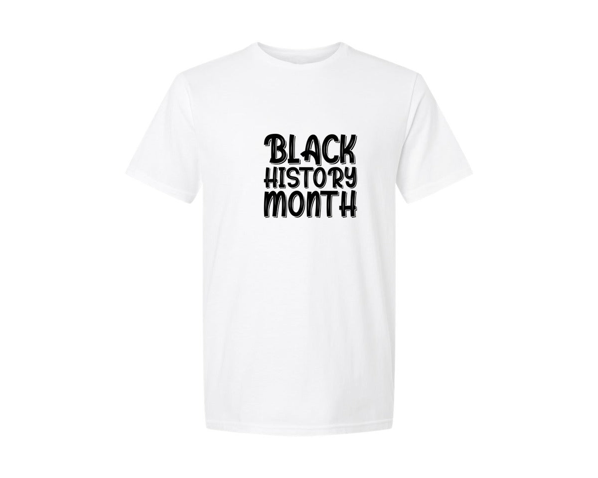 brand:Generic|color:White|Black History Month Designs 8 Graphic T-Shirt