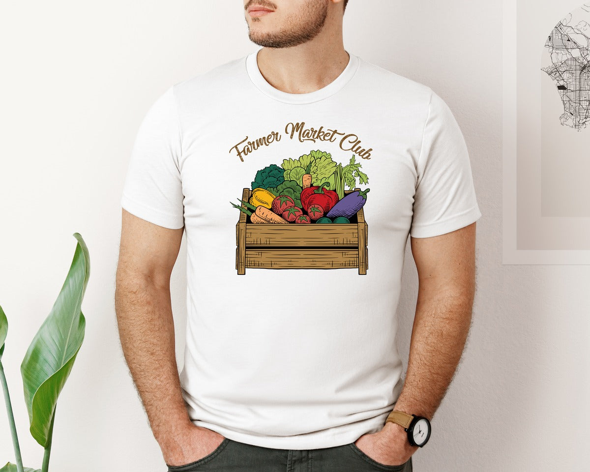 brand:Bella Canvas|color:White|Farming Agriculture Quotes Graphic T-Shirt