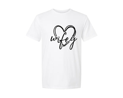 brand:Generic|color:White|Wifey Trending New Graphic T-Shirt