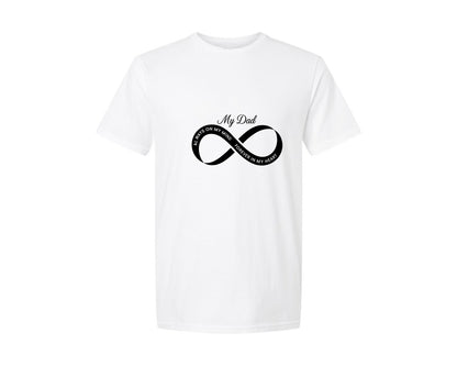 brand:Generic|color:White|My Dad Infinity Memorial Design Graphic T-Shirt
