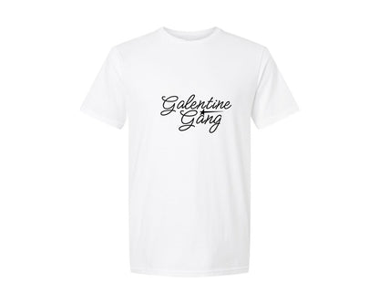 brand:Generic|color:White|Funny Valentines Galentine Gang Graphic T-Shirt