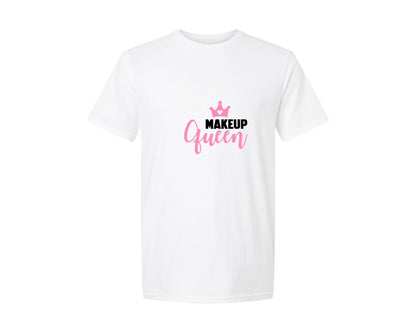 brand:Generic|color:White|Makeup Queen 27 Graphic T-Shirt