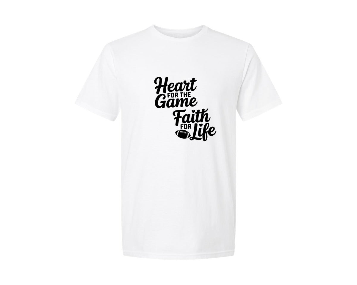 brand:Generic|color:White|Faith X Football Of 20 Graphic T-Shirt