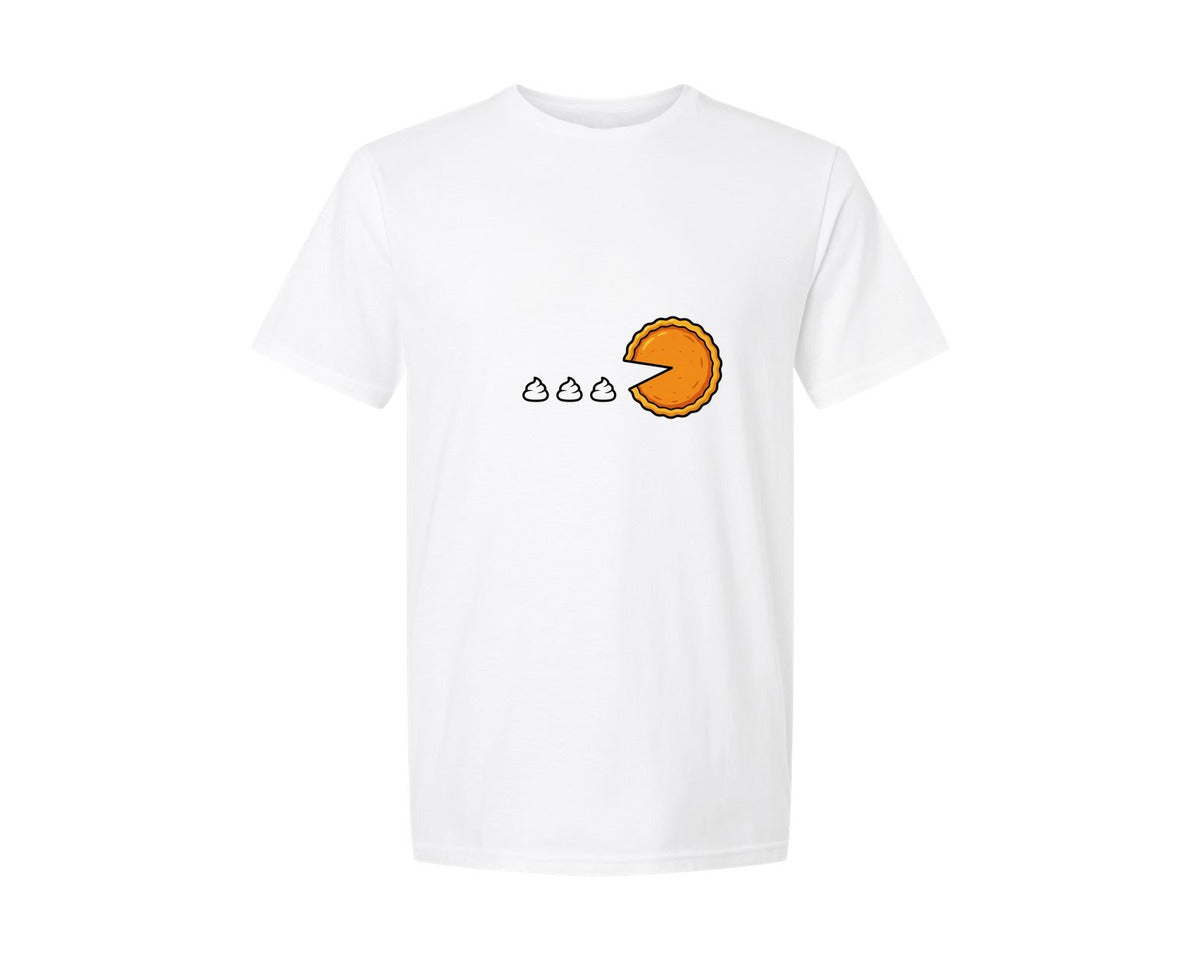 brand:Generic|color:White|Poopkin Pie Graphic T-Shirt