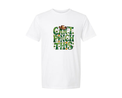 brand:Generic|color:White|Cant Pinch This Funny St Patricks Graphic T-Shirt