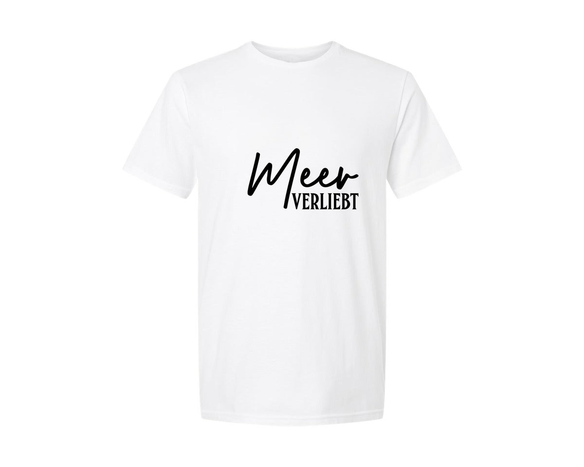 brand:Generic|color:White|Meer Verliebt Graphic T-Shirt