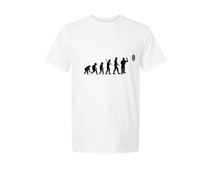 brand:Generic|color:White|Darts Player Evolution Graphic T-Shirt